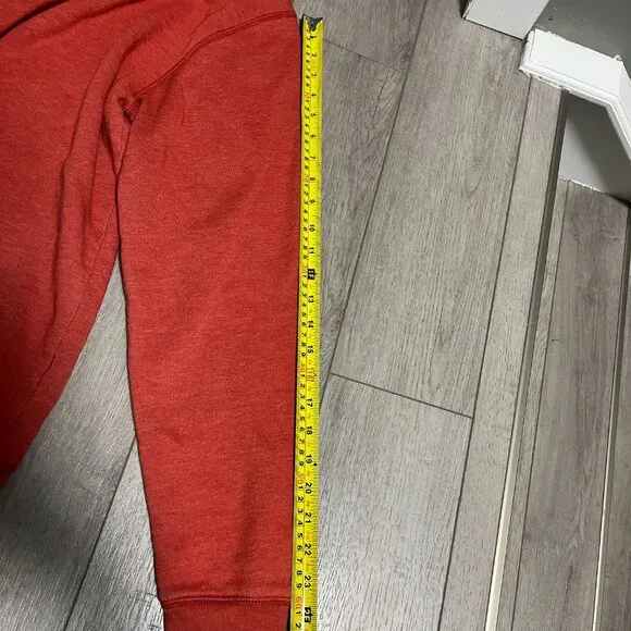 Old Navy Mens Crew Neck Coral Red/Orange Long Sleeve Sweater L Size Large - Picture 4 of 6